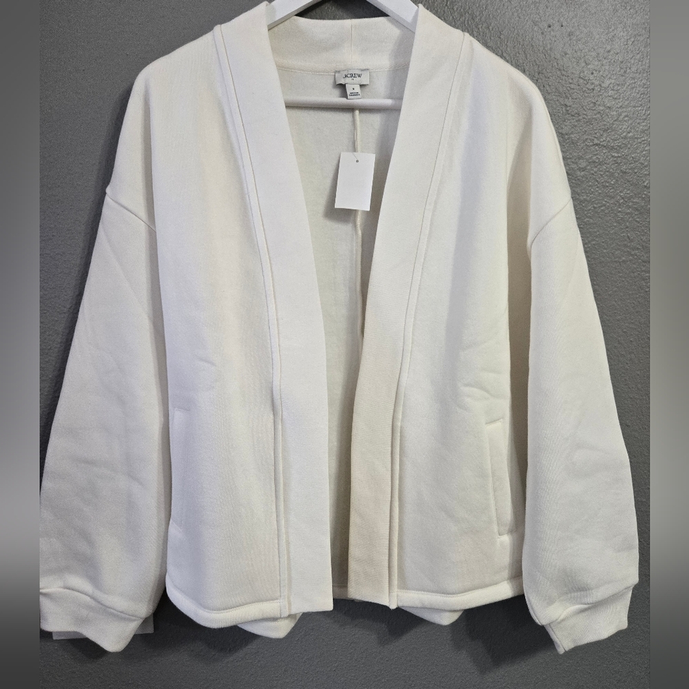 J Crew Fall 2025 Ivory Cardigan Oversized Size Small
